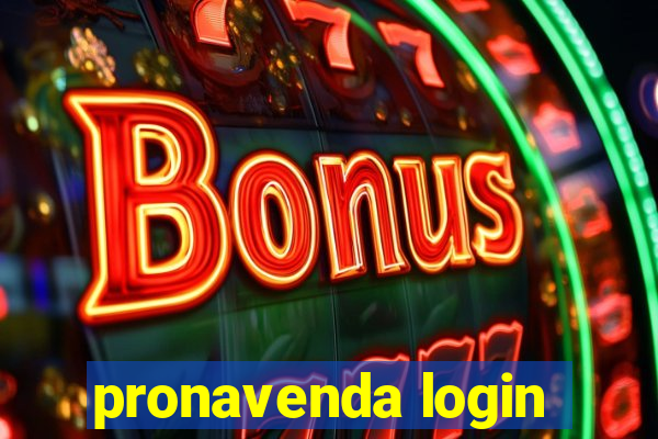 pronavenda login